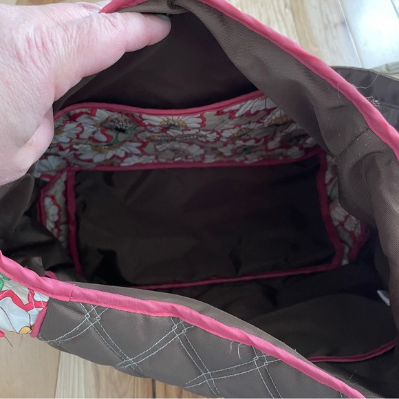 Cinda B Bella Fiore Cocoa Diaper Bag Tote - Picture 3 of 16